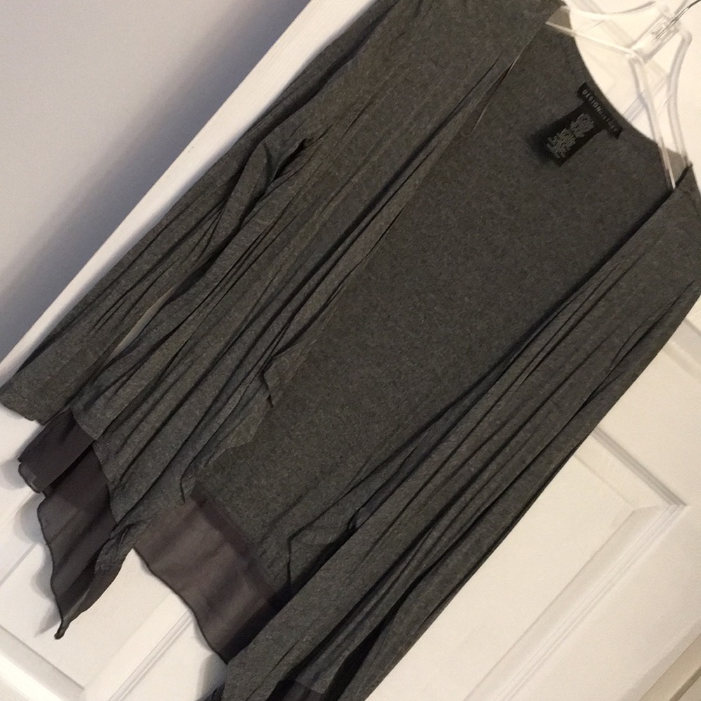Grey cardigan
